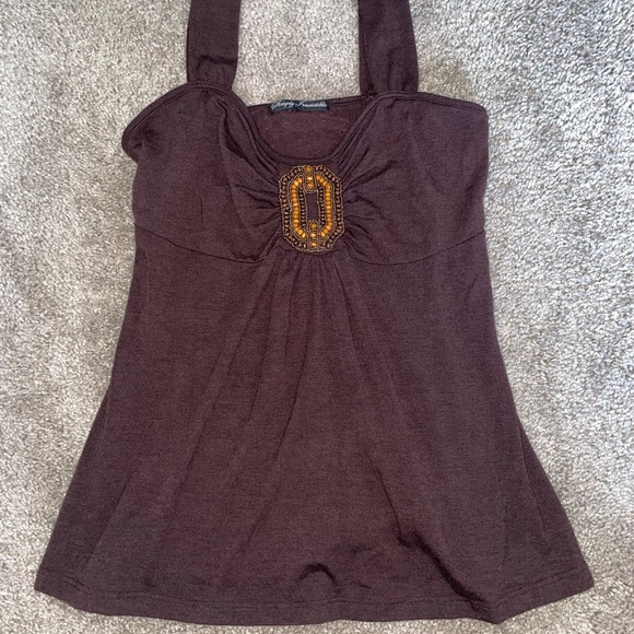 Simply irresistible duo tank tops brown & white medium - Picture 7 of 10